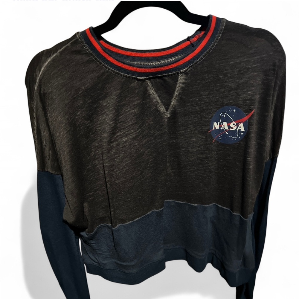 Women Black and Blue NASA Sweater